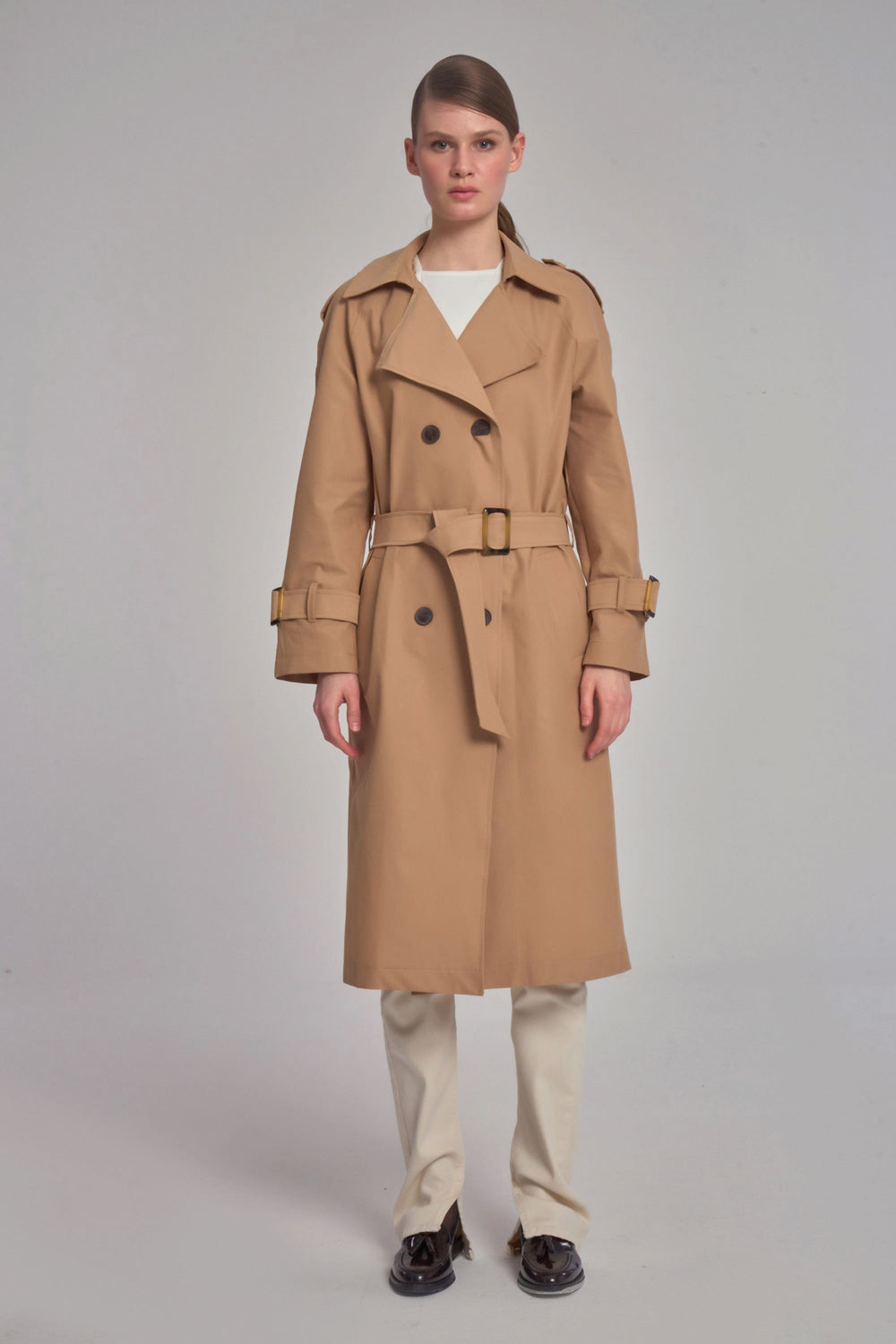 Trench avec ceinture - Camel