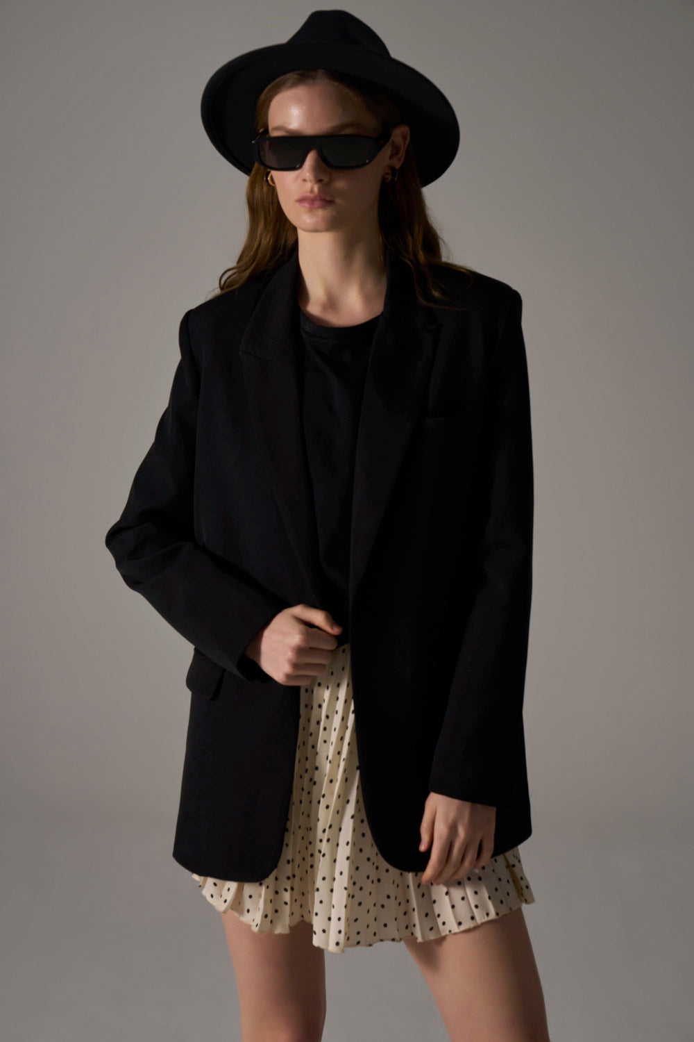 Veste blazer oversize - Noir