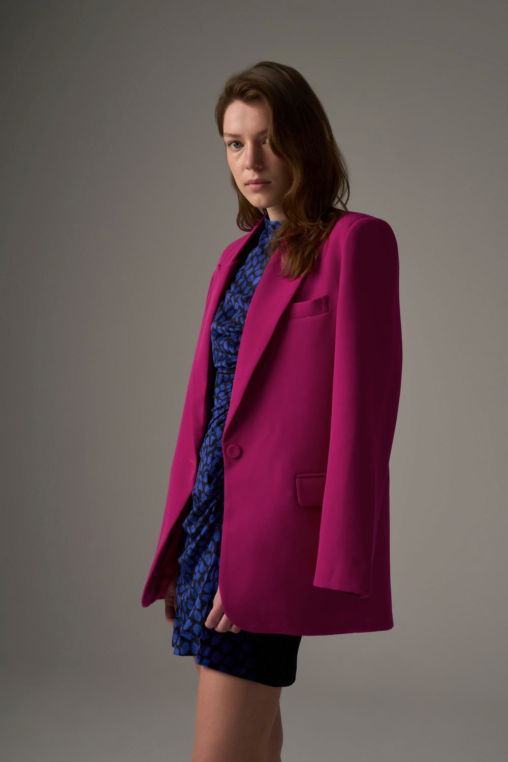 Veste blazer oversize - Orchidée