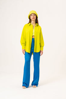  Chemise oversize - Jaune Fluo