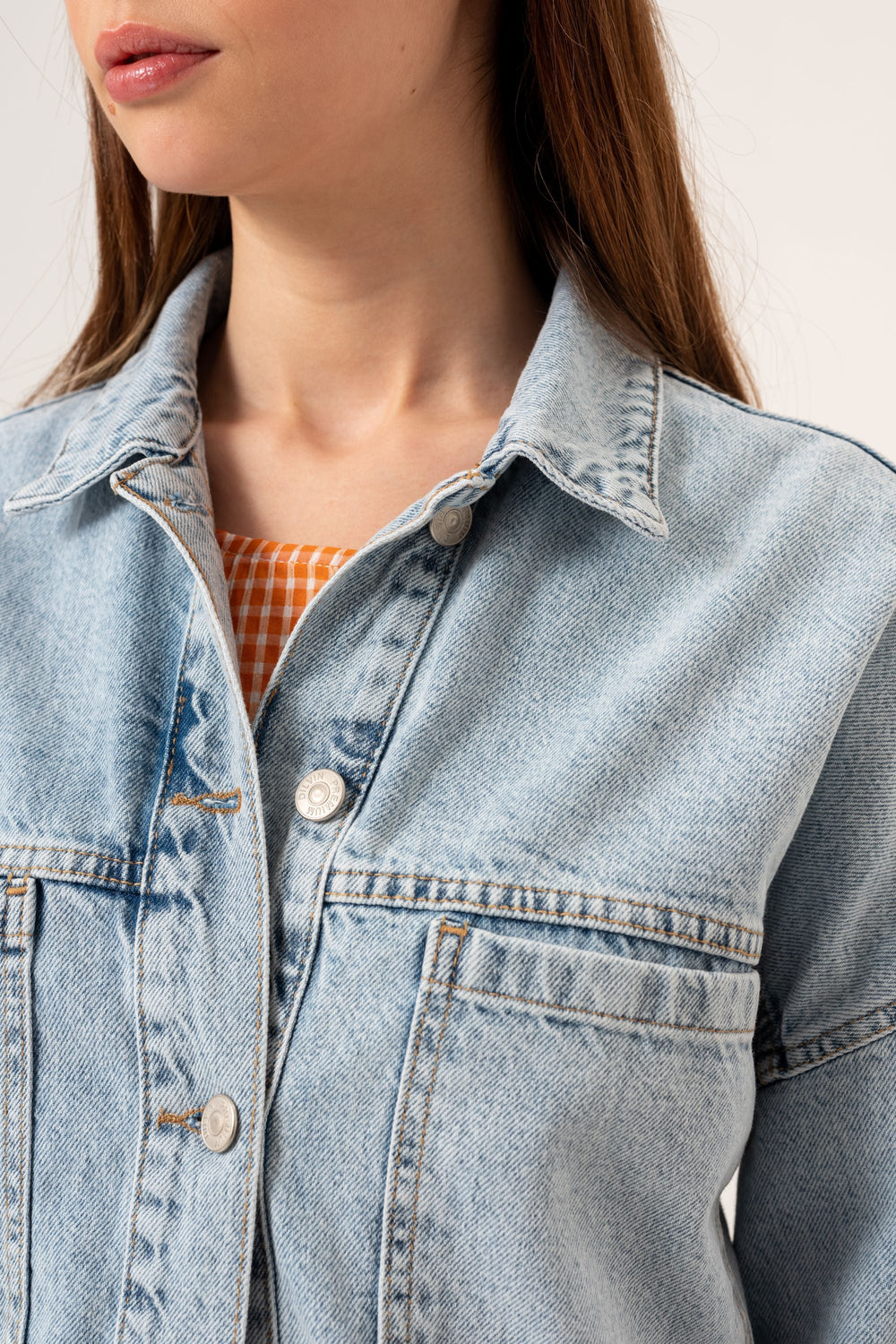 Chemise en jean oversize